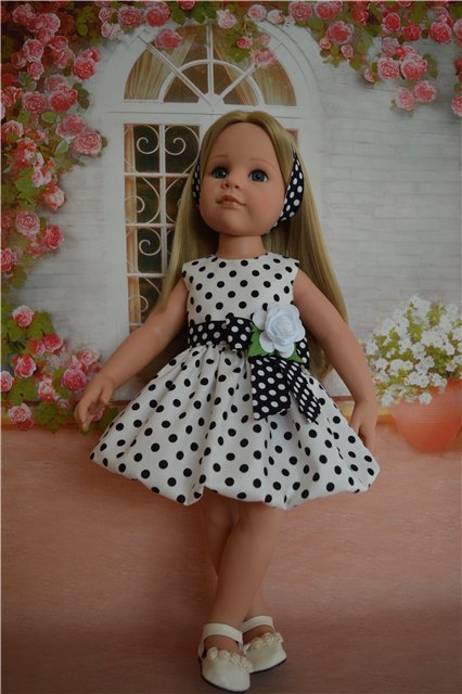 Черно-белые горошки очень девочкам к лицу | Бэйбики Черно-белые горошки очень девочкам к лицу