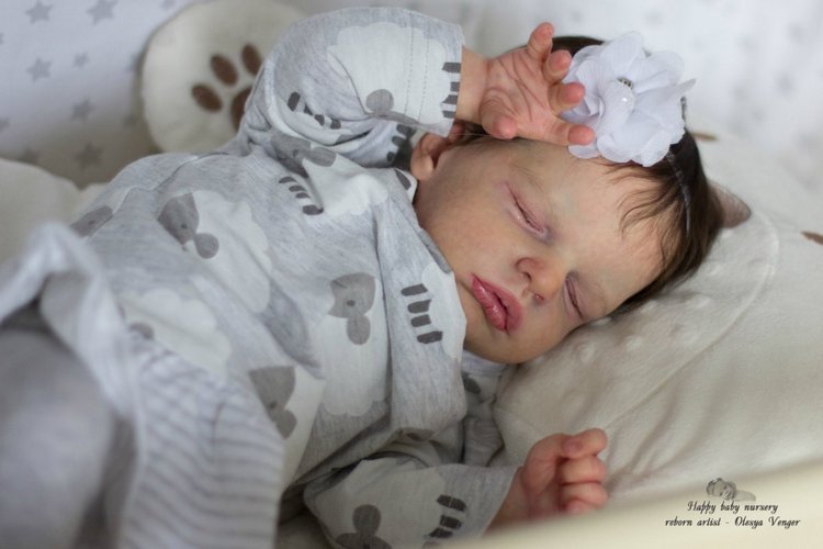 Настюшка - Прелестюшка. Кукла реборн Олеси Венгер (фото 9)