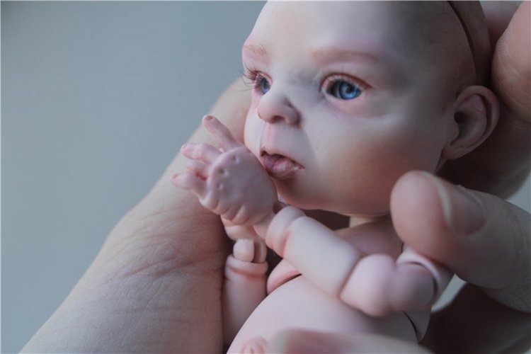 Пробный мэйк шарнирной куклы. Фото 18+ (фото 4)