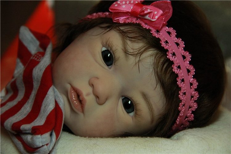 Малышка Карина. Куколка из молда Maike от Gudrun Legler