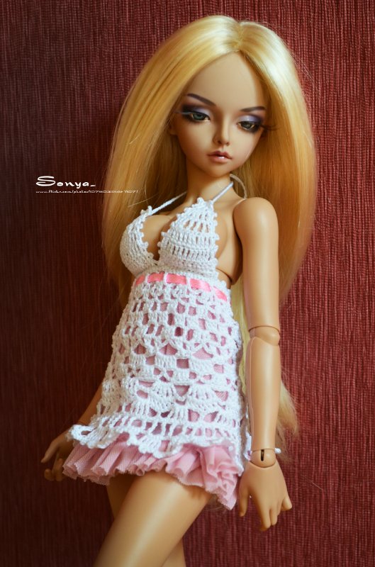 Наше первое платье — Одежда и обувь для кукол BJD (БЖД): 1/3 (фото 4)