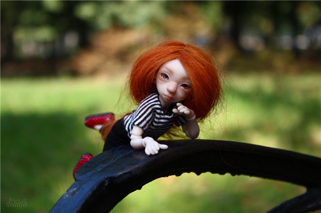 Непоседа Фиби. Авторская бжд-мышка Лидии Снуль (фото 6)