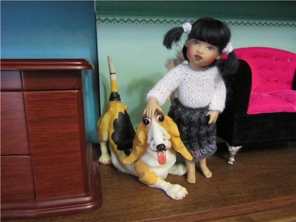 Ричалл,крошка Ри, коллекционная кукла от Helen Kish (фото 10)