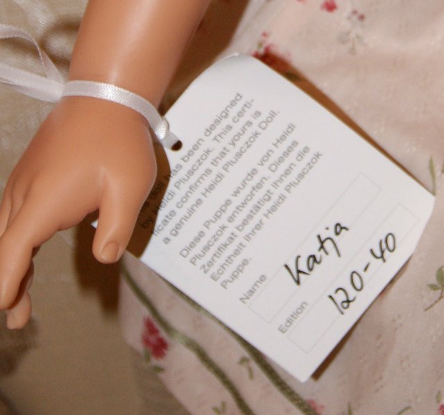 Катя по фамилии Плюшок. Коллекционная кукла Heidi Plusczok (фото 4)