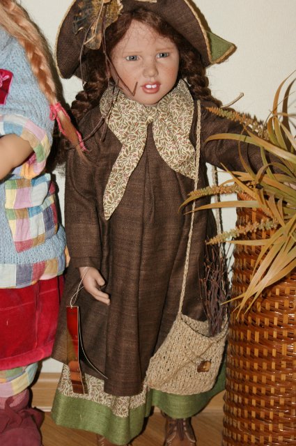 Три осенние принцессы. Коллекционные куклы