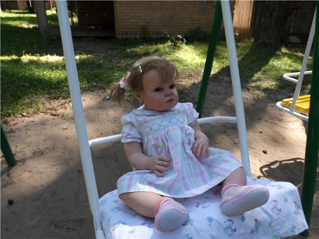 Летняя прогулка Танечки. Кукла реборн (фото 2)