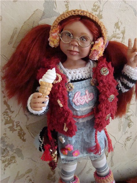 Залежавшаяся куколка. Авторская кукла Кондрашовой Ирины (фото 10)