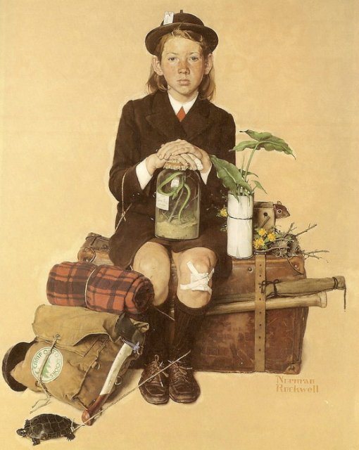 Марк Твен американской живописи. Лиричная и живая старая Америка Нормана Роквелла