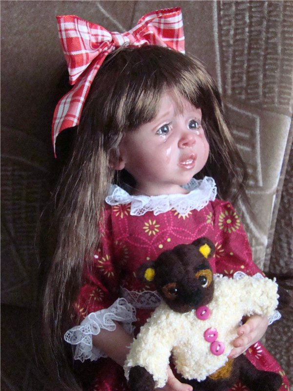 Еще один расстроенный ребенок. Авторская кукла Кондрашовой Ирины