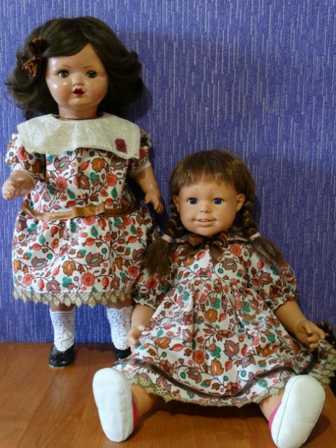 Восстановление старенькой английской куколки