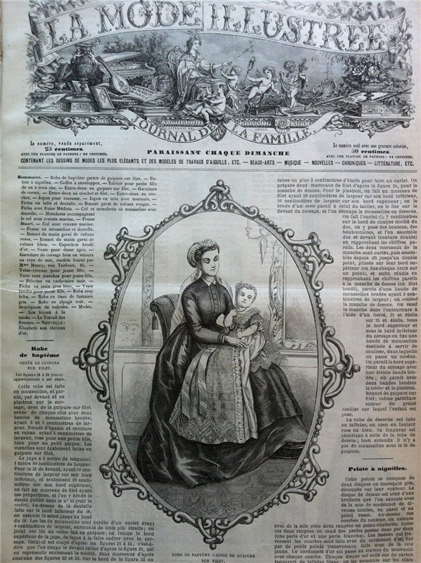 Журнал мод La Mode illustrèe (журнал для всей семьи)