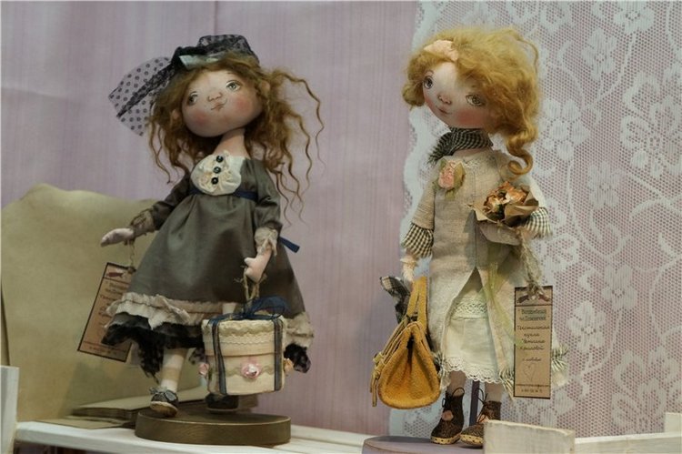 Выставка кукол на Тишинке. Moscow Fair 2015. Текстильные куклы