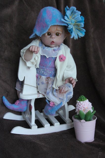 Офелька-Цветочек. Кукла реборн Элины Кудрявцевой
