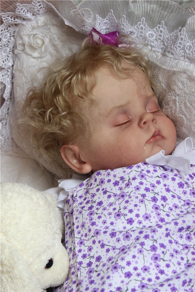 Пончик спит. Кукла реборн Преображенской Светланы (фото 7)