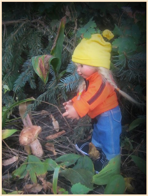 "Неприятный случай" или Ёжик, осень, грибочки. Wichtel, Rosemarie Anna Muller