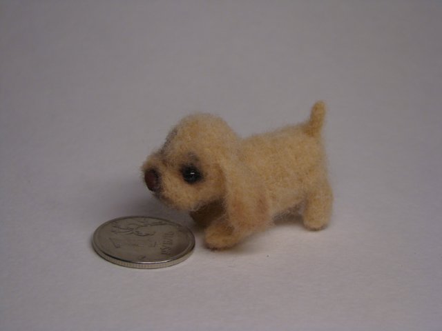 Маленький но верный друг. Авторская игрушка валянием Ольги Чернухо (фото 9)