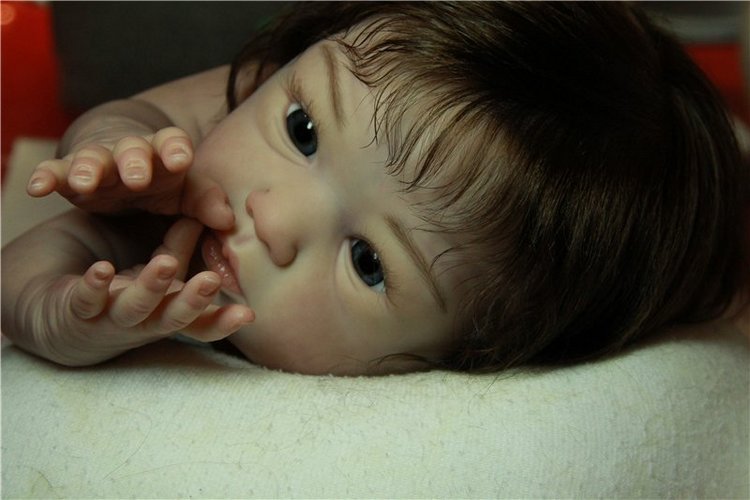 Малышка Карина. Куколка из молда Maike от Gudrun Legler