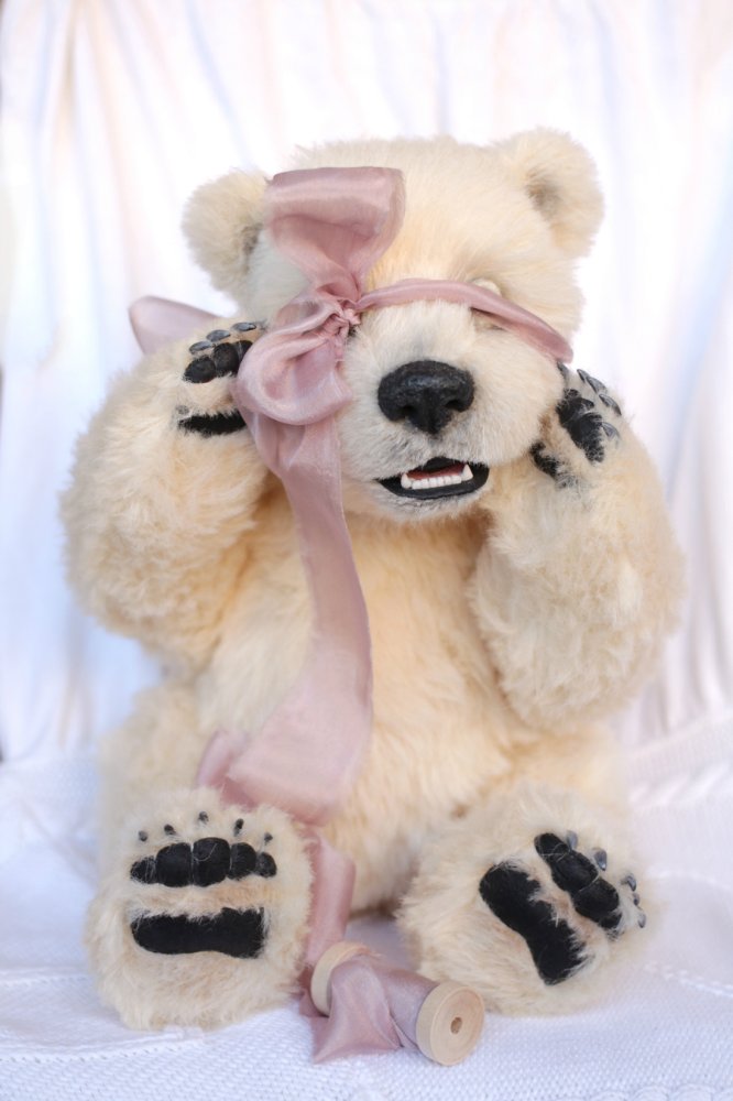 Нолан полярный медвежонок. Авторские игрушки ручной работы Татьяны Матляк