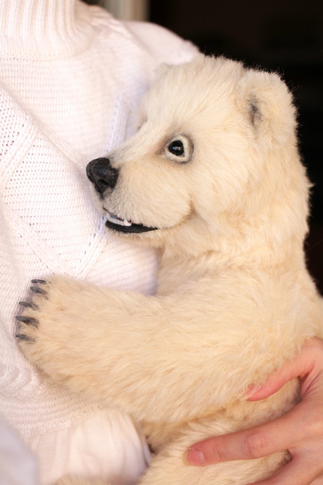 Нолан полярный медвежонок. Авторские игрушки ручной работы Татьяны Матляк