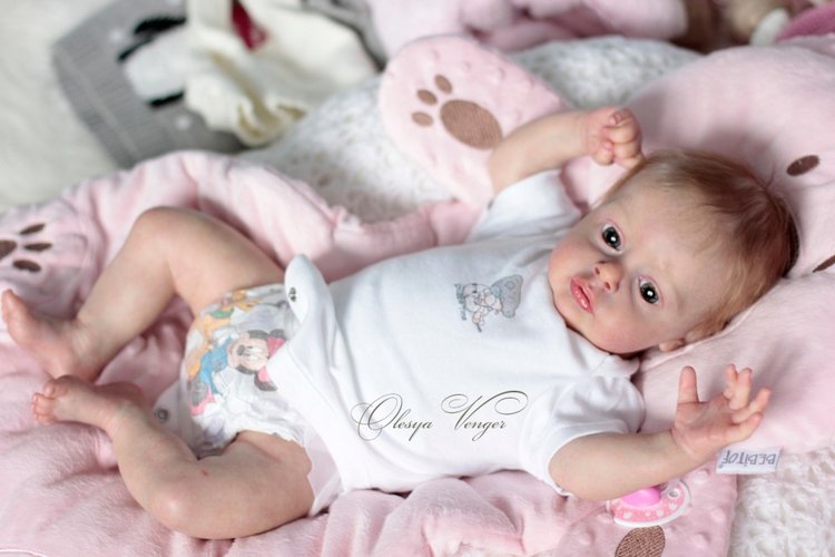 Моя Хлоя, мой любознательный Совенок, кукла реборн Олеси Венгер