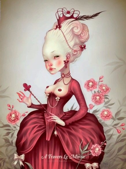 Сюрреалистические иллюстрации французской художницы Элоди LostFish или еще раз об Алисе (фото 7)