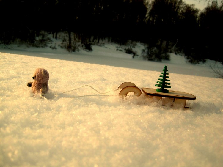 Мишкина зима! Авторский мишка Ольги Чернухо (фото 6)