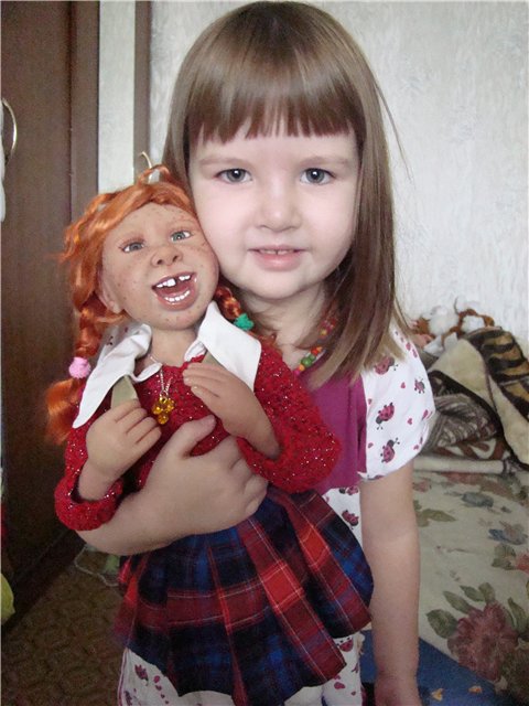 Авторская кукла Кондрашовой Ирины. Анфиска-егоза (фото 9)