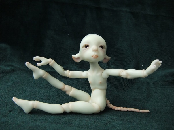 Мышка - Малышка. Авторская кукла Лидии Снуль (фото 5)