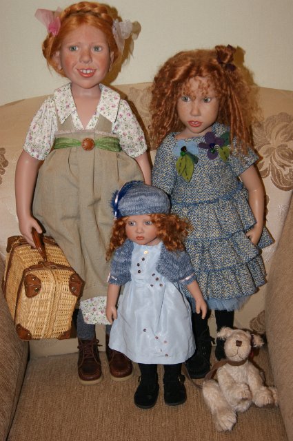 Рыжики Звергназе - Ильва, Гретелизе и Алекса. Коллекционные куклы