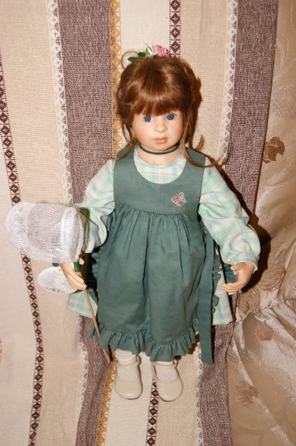 Коллекционная кукла Наташа от Хайди Плюшок. Одежда своими руками