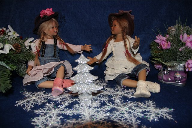 Новый год у Пуки и Лиллеморе от Annette Himstedt