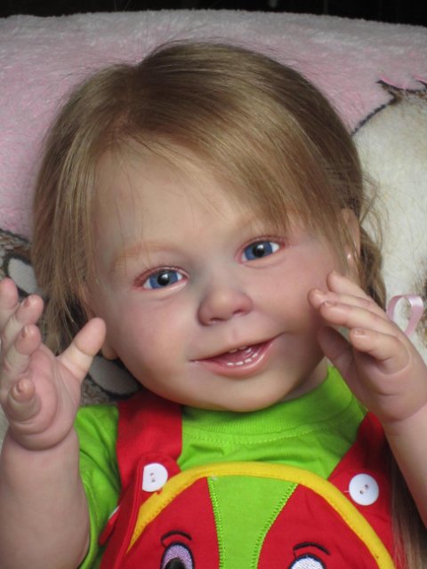 Оторвыш Сьюзон и крошка Виктория. Куклы реборн Светланы Преображенской (фото 3)