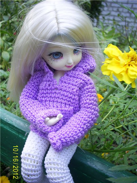Сиреневый туман... Обновки для куклы БЖД