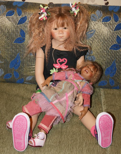 Плакса - вакса Инке и веселые девчата и мальчишки - Поль, Хьго, Ива и Таночка