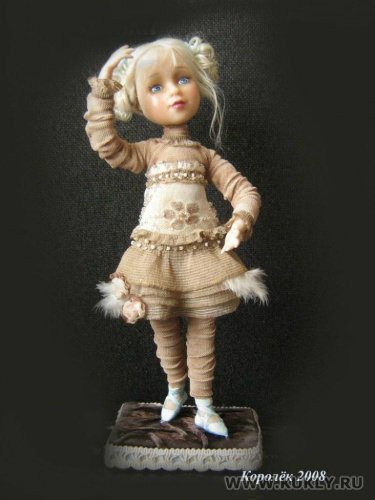 "Маленькое счастье, сделанное с большой любовью". Авторские куклы Ольги Коробовой (фото 2)