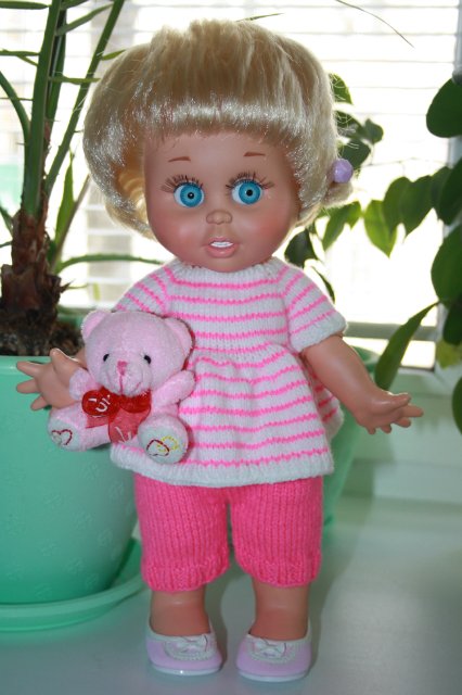 Яркие весенние полосочки для Galoob baby face