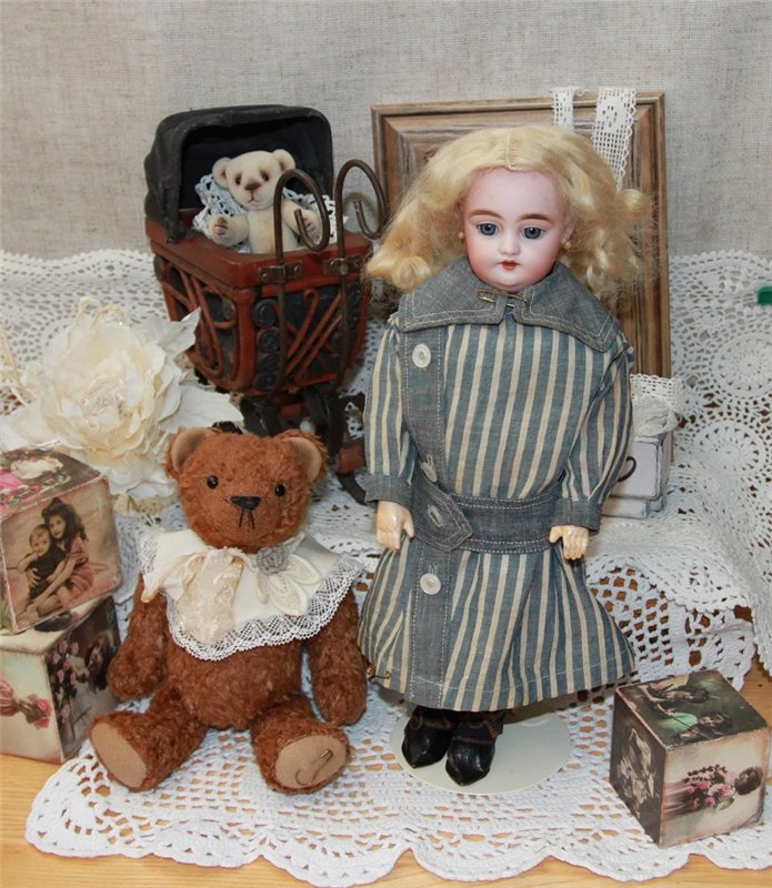 Два образа Симоны. Антикварная кукла Simon & Halbig молд 1039 DEP (фото 4)