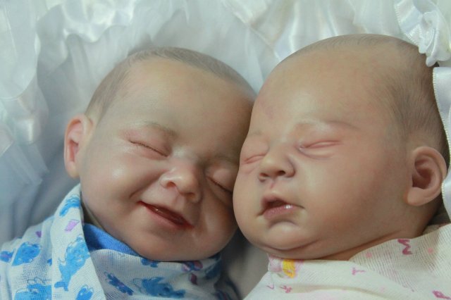 Мои двойняшки-кукла реборн Элины Кудрявцевой (фото 2)