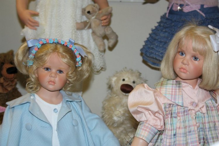 Летняя встреча коллекционеров в магазине Гюнзел, Голландия. Продолжение второй части. Куклы Hildegard Gunzel