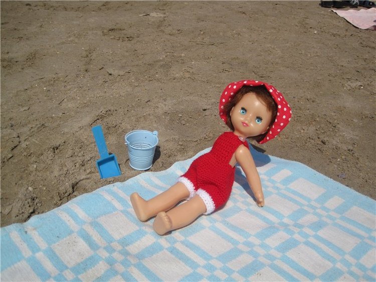 Галчонок и лето. Винтажна куколка СССР Галя