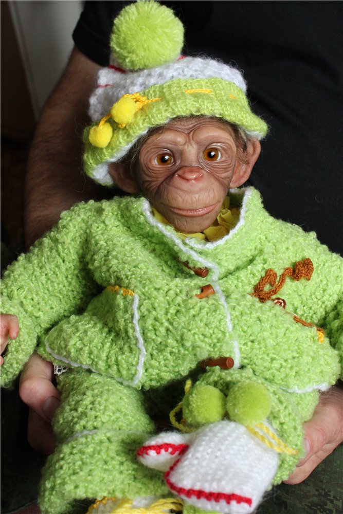 Мартышка номер два. Кукла реборн Светланы Преображенской