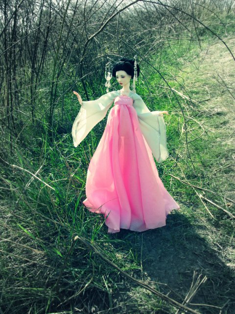 Авторская кукла Кику, хризантема | Бэйбики Авторская кукла Кику, хризантема (фото 5)