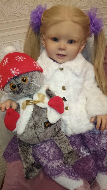 Мое солнышко - малышка Джастина из молда Бонни by Linda Murray