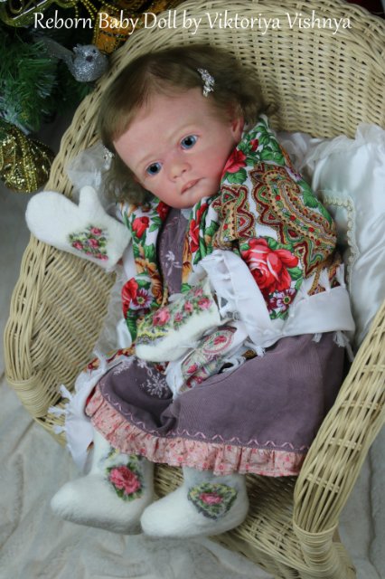 Настенька из сказки Морозко! Куколка реборн Виктории Вишни