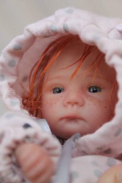 Манюня мини кукла-реборн Элины Кудрвцевой