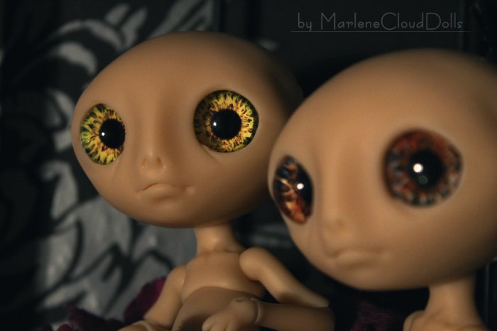 Новенькие шарнирные куклы Изгои и их глаза