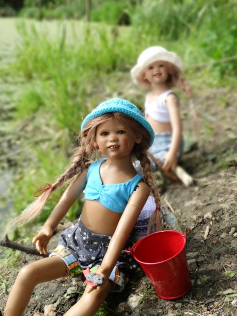 Мои рыбачки — Куклы Annette Himstedt (Аннетт Химстедт): коллекционные