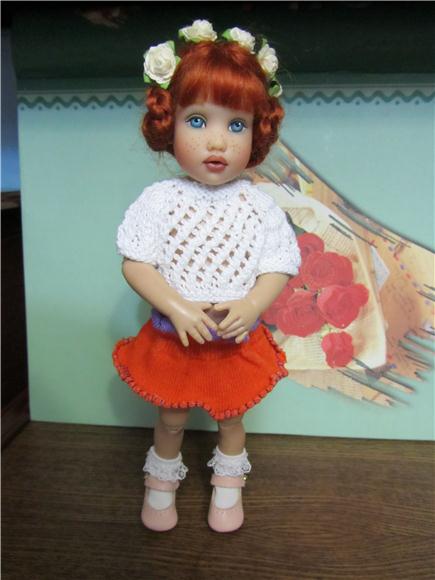 Рыже-оранжевое настроение. Одежда для куколок Helen Kish (фото 9)