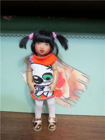 Рыже-оранжевое настроение. Одежда для куколок Helen Kish (фото 5)