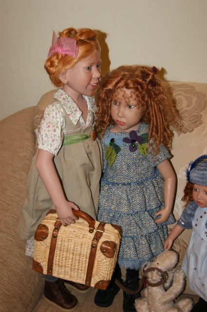 Рыжики Звергназе - Ильва, Гретелизе и Алекса. Коллекционные куклы